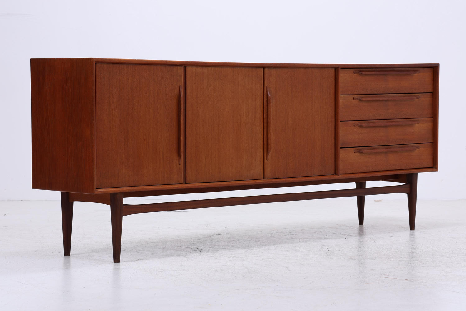 Vintage Teak Sideboard von Heinrich Riestenpatt für RT Möbel | Mid Century Modell RT200 Anrichte Retro Holz Aufbewahrung