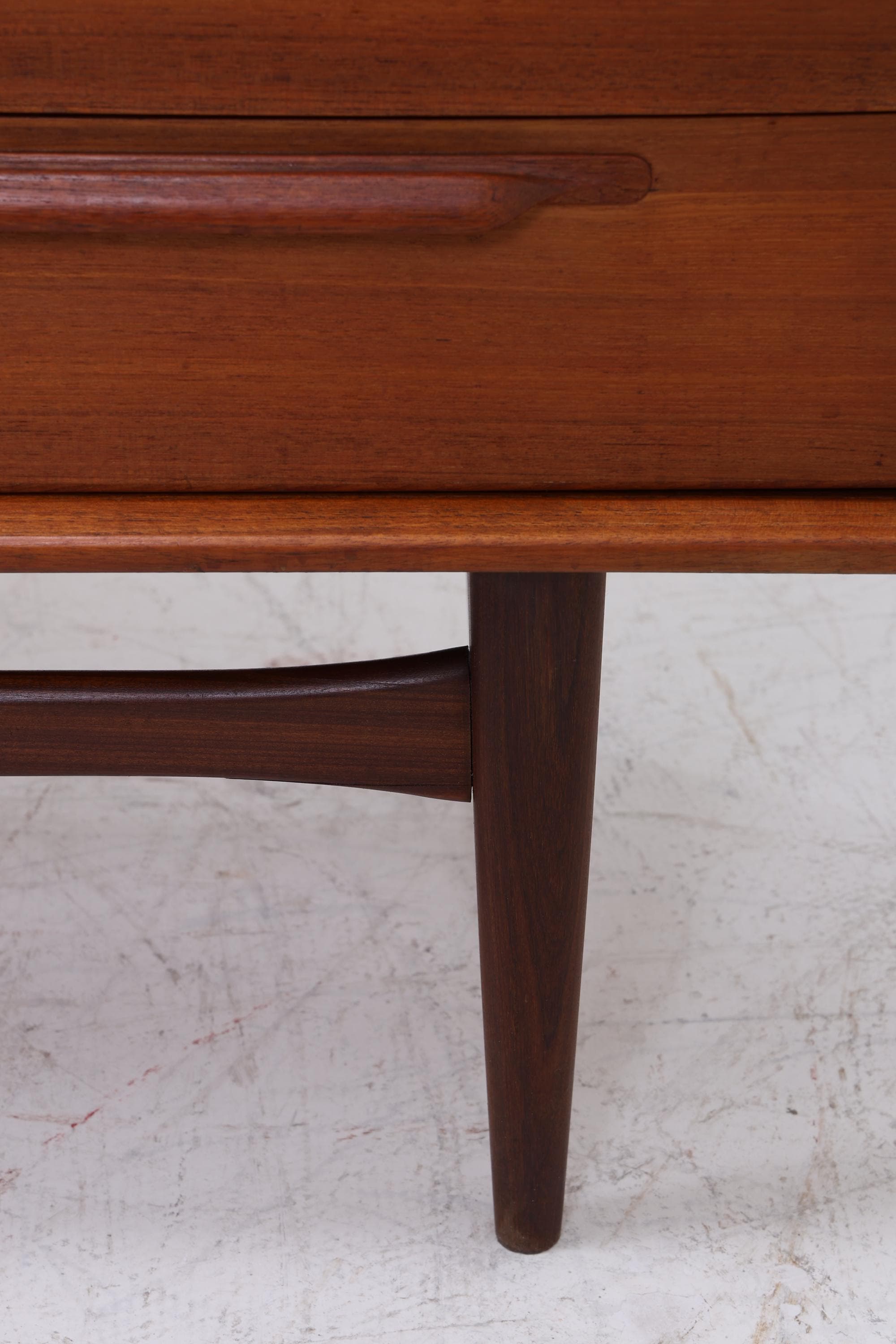 Vintage Teak Sideboard von Heinrich Riestenpatt für RT Möbel | Mid Century Modell RT200 Anrichte Retro Holz Aufbewahrung