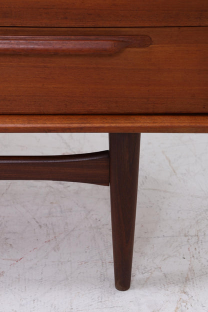 Vintage Teak Sideboard von Heinrich Riestenpatt für RT Möbel | Mid Century Modell RT200 Anrichte Retro Holz Aufbewahrung