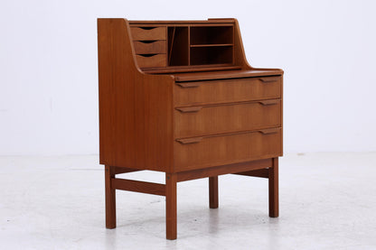 Vintage Teak Sekretär 60er Jahre | Mid Century Schrank Arbeitstisch Retro Holz Aufbewahrung Frisierkommode