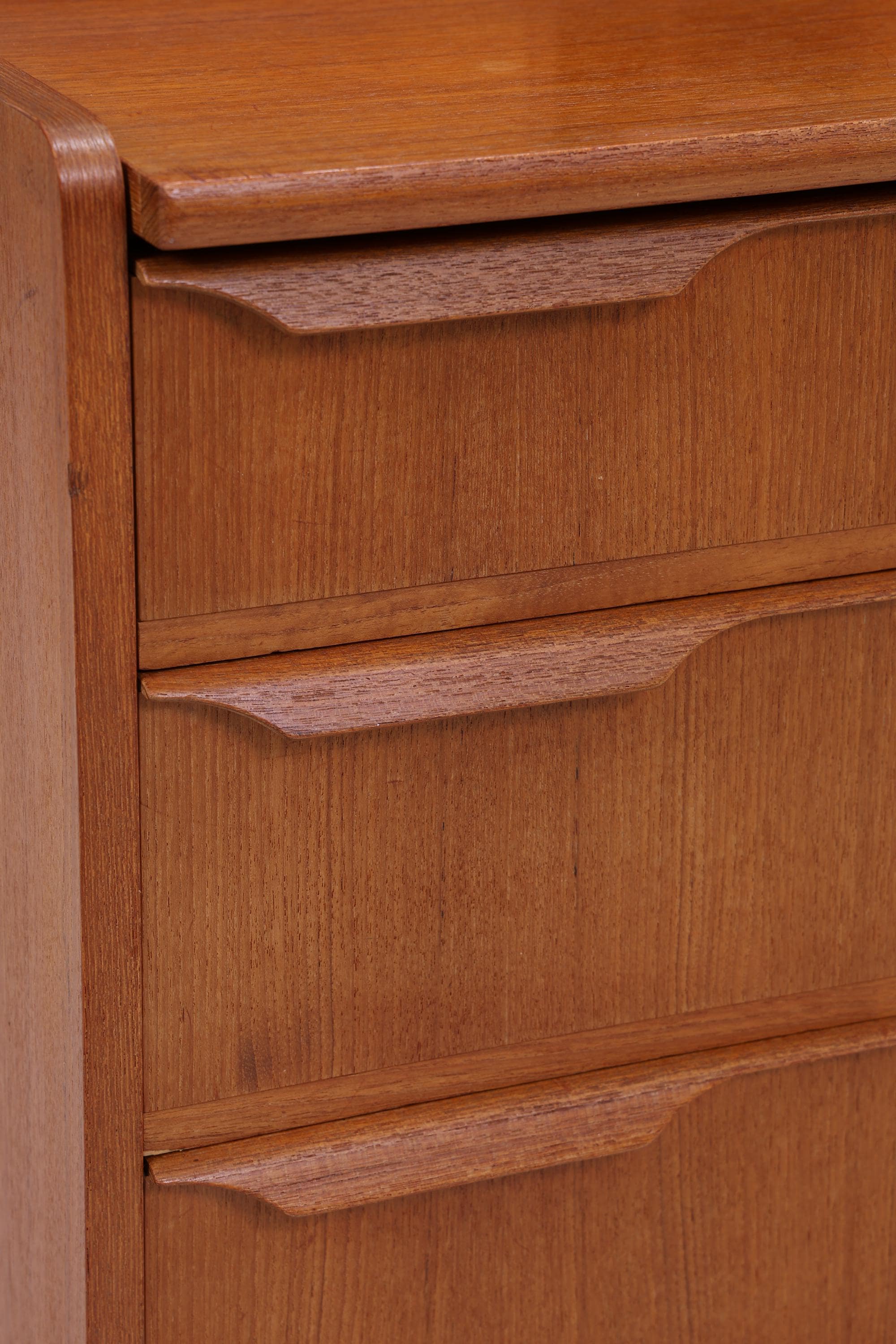 Vintage Teak Sekretär 60er Jahre | Mid Century Schrank Arbeitstisch Retro Holz Aufbewahrung Frisierkommode