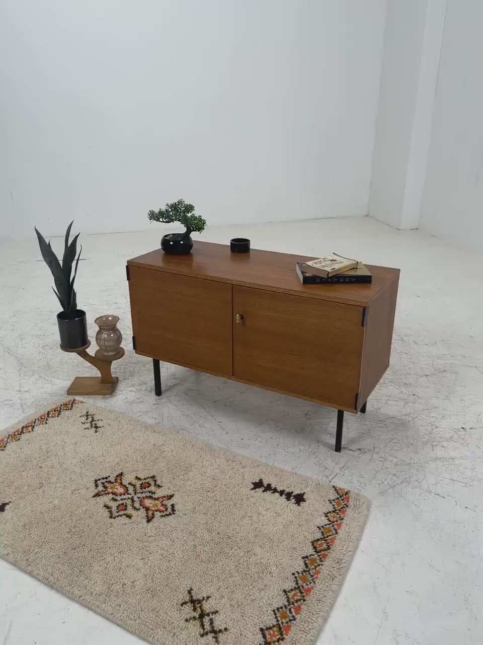 Vintage Kommode | Mid Century Schrank Holz Aufbewahrung 60er Jahre